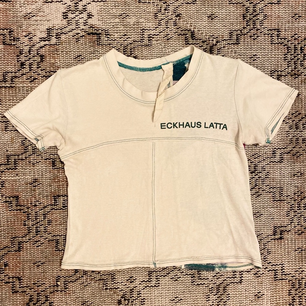eckhaus latta baby tee